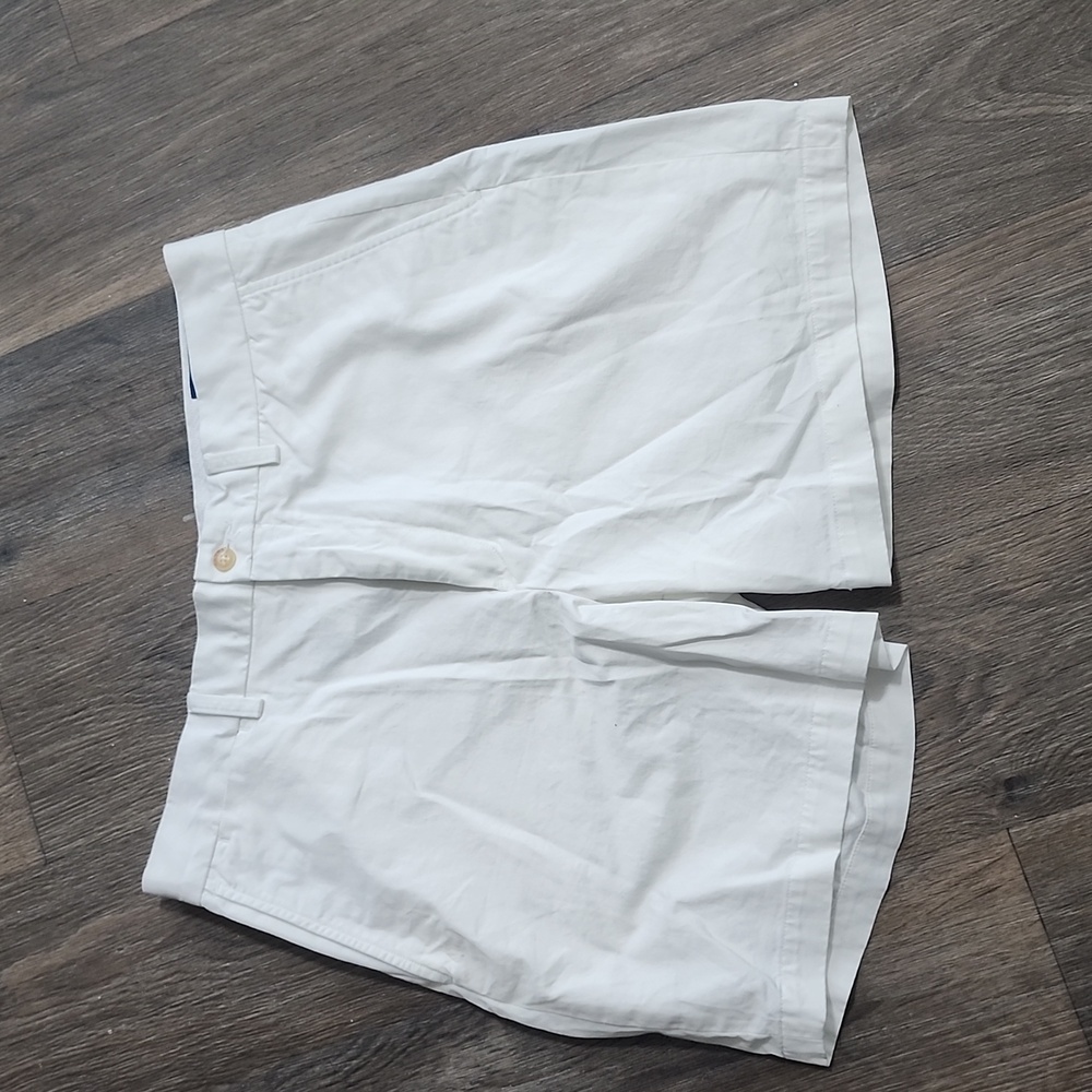 Polo white shorts